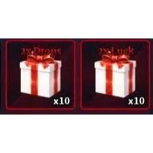 1 luck x 1 drop