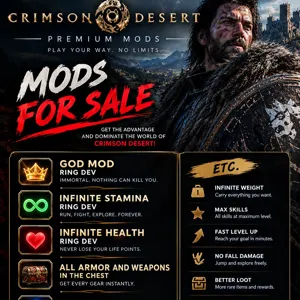 Crimson Desert Starter Save Modded