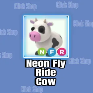 Neon Fly Ride Cow