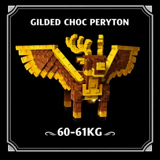 HUGE GILDED CHOC PERYTON 60-61 KG