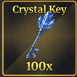 100x CRYSTAL KEY