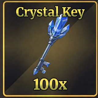 100x CRYSTAL KEY