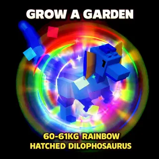 60-61KG RAINBOW HATCHED DILOPHOSAURUS