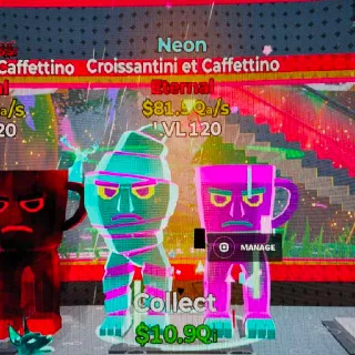 Croissantini Et Caffetino Neon