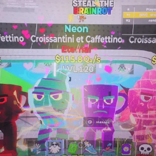 Croissantini Et Caffetino Neon