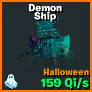 Demon Ship Halloween 1T / Go Up For Brainrots Fortnite