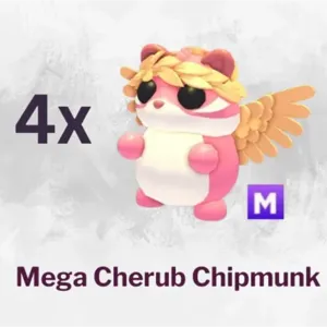 4x Mega Cherub Chipmunk