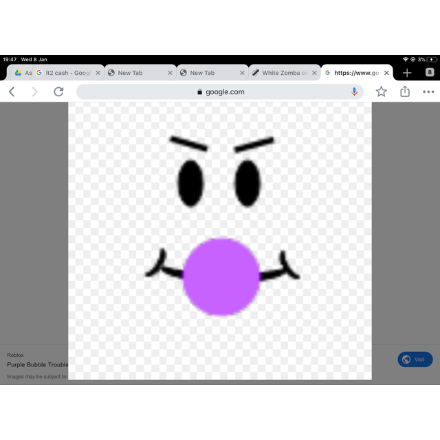 Other Purple Bubble Trouble In Game Items Gameflip - google roblox items