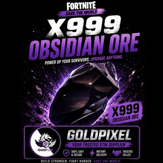 Obsidian Ore x999 | Save the World ingredients