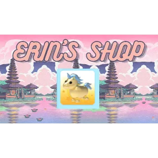 Full Grown Golden Unicorn