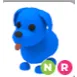 Adopt Me Neon Ride Blue Dog