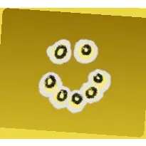 Bee Swarm Simulator Glowing Smile Sticker