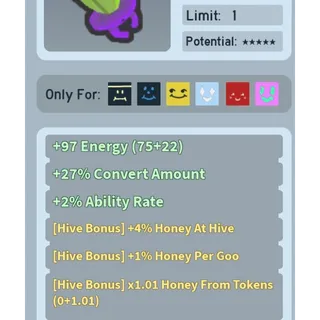 Bee Swarm Simulator Candy Ring 1.01x honey from tokens