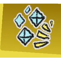 Bee Swarm Simulator Left Shining Diamond Fleuron Sticker