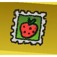 Bee Swarm Simulator Strawberry Stamp Sticker