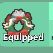 Bee Swarm Simulator Festive Wreath (has 1 BAR stat)