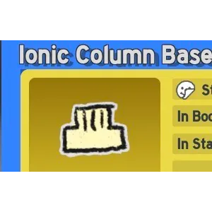 Bee Swarm Simulator Ionic Bottom Column Sticker