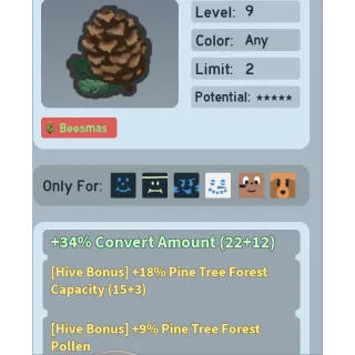 Bee Swarm Simulator Pine Cone Beequip