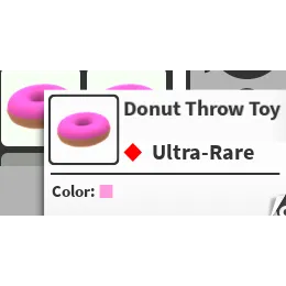 Adopt Me Donut Throw Toy