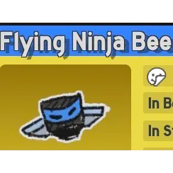 Bee Swarm Simulator Flying Ninja Bee Sticker