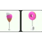 Adopt Me Ice Cream Rattle + Donut Rattle