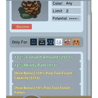 Bee Swarm Simulator Pine Cone Beequip