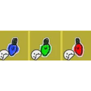 Bee Swarm Simulator Beesmas Lights Sticker x3