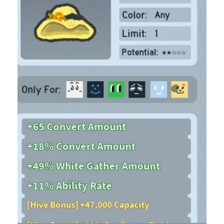 Bee Swarm Simulator Autumn Sunhat