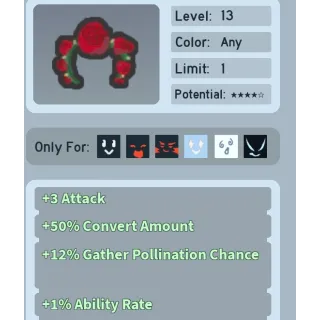 Bee Swarm Simulator Rose Headband (no waxes)