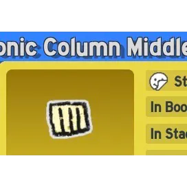 Bee Swarm Simulator Ionic Middle Column Sticker