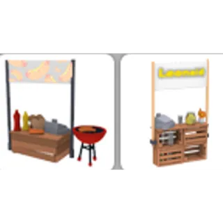 Adopt Me Lemonade Stand + Hotdog Stand