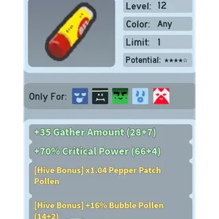 Bee Swarm Simulator Camphor Lip Balm 16% Bubble Pollen Hive Bonus