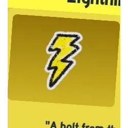 Bee Swarm Simulator Lightning Sticker