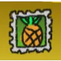 Bee Swarm Simulator Pineapple Stamp Sticker