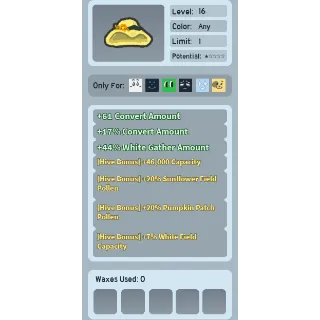 Bee Swarm Simulator Autumn Sunhat