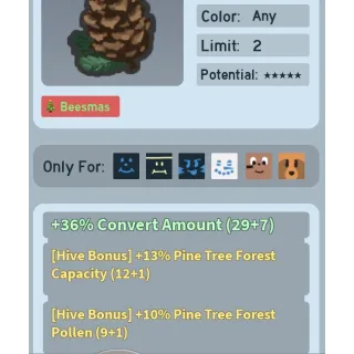 Bee Swarm Simulator Pine Cone Beequip