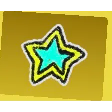 Bee Swarm Simulator Cyan Star Sticker