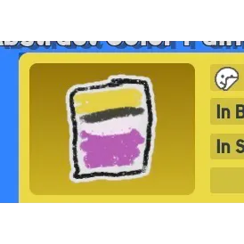 Bee Swarm Simulator Abstract Painting Sticker