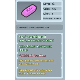 Bee Swarm Simulator Pink Eraser