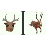 Adopt Me Reindeer Leash + Reindeer Plush