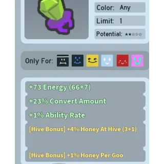 Bee Swarm Simulator Candy Ring 4% Honey at hive fully waxxed