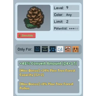 Bee Swarm Simulator Pine Cone Beequip
