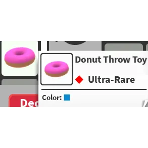 Adopt Me Donut Throw Toy