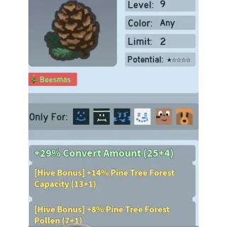 Bee Swarm Simulator Pine Cone Beequip