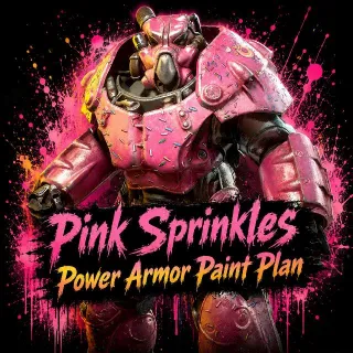 Pink Sprinkles Power Armor Paint
