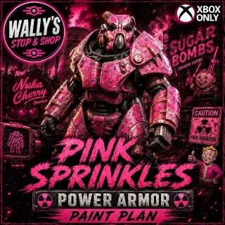 Pink Sprinkles Power Armor Paint