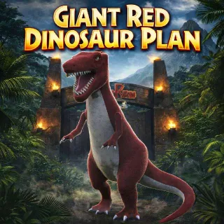 Giant Red Dinosaur
