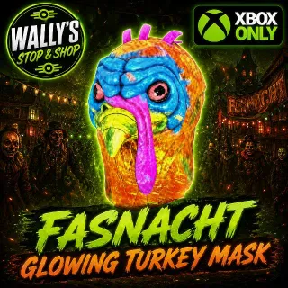 Fasnacht Glowing Turkey Mask