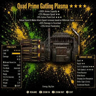 Q2535 Thrill Seekers Gatling Plasma