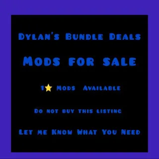 1⭐ Mods I Have Available